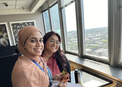 PFRH Students in 9th Floor Cafe
